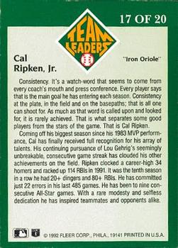 Cal Ripken, Jr.  baseball card collectible - Main Image 2