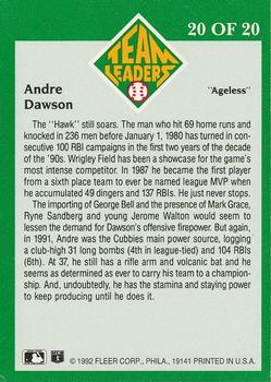 Andre Dawson  baseball card collectible - Main Image 2