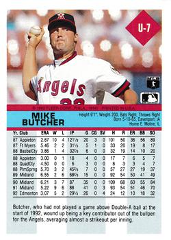 Mike Butcher  baseball card collectible - Main Image 2