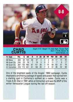 Chad Curtis  baseball card collectible - Main Image 2