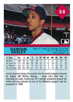 Damion Easley  baseball card collectible - Main Image 2