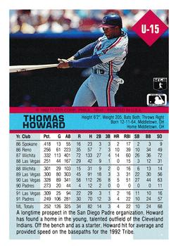 Thomas Howard  baseball card collectible - Main Image 2