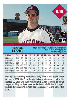 Jesse Levis  baseball card collectible - Main Image 2