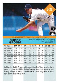 Buddy Groom  baseball card collectible - Main Image 2