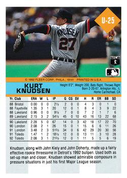 Kurt Knudsen  baseball card collectible - Main Image 2