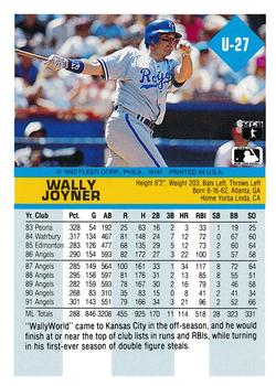Wally Joyner  baseball card collectible - Main Image 2