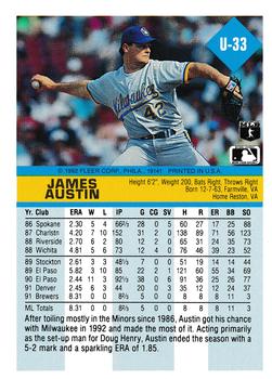 James Austin  baseball card collectible - Main Image 2