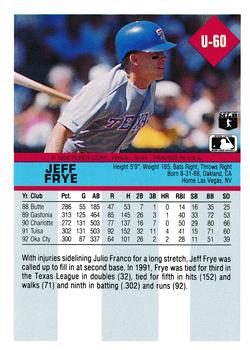 Jeff Frye  baseball card collectible - Main Image 2