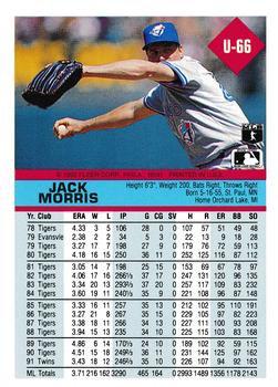 Jack Morris  baseball card collectible - Main Image 2