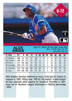 Alex Arias  baseball card collectible - Main Image 2