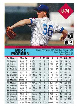Mike Morgan  baseball card collectible - Main Image 2