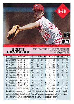 Scott Bankhead  baseball card collectible - Main Image 2