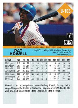 Pat Howell  baseball card collectible - Main Image 2