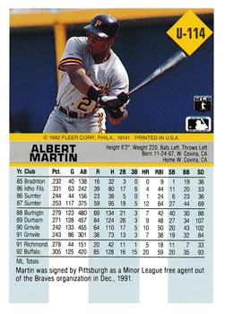 Al Martin  baseball card collectible - Main Image 2