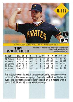 Tim Wakefield  baseball card collectible - Main Image 2