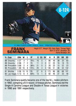 Frank Seminara  baseball card collectible - Main Image 2