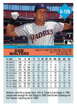 Dan Walters  baseball card collectible - Main Image 2