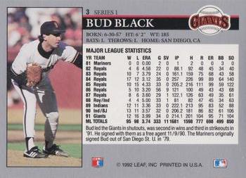Bud Black  baseball card collectible - Main Image 2