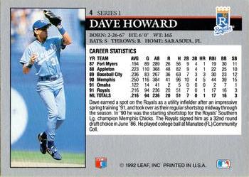 Dave Howard  baseball card collectible - Main Image 2