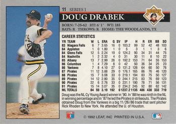 Doug Drabek  baseball card collectible - Main Image 2