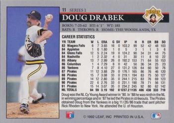 Doug Drabek  baseball card collectible - Main Image 2
