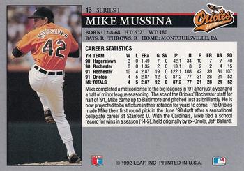Mike Mussina  baseball card collectible - Main Image 2