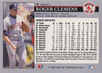 Roger Clemens  baseball card collectible - Main Image 2