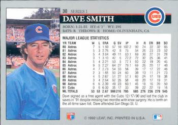Dave Smith  baseball card collectible - Main Image 2