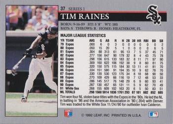 Tim Raines  baseball card collectible - Main Image 2