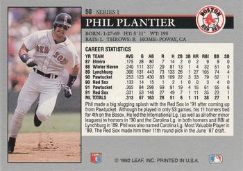 Phil Plantier  baseball card collectible - Main Image 2