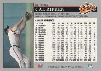 Cal Ripken  baseball card collectible - Main Image 2
