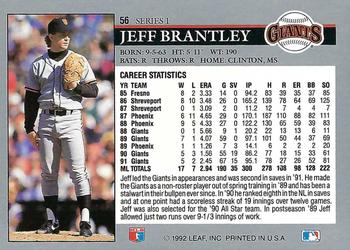 Jeff Brantley  baseball card collectible - Main Image 2