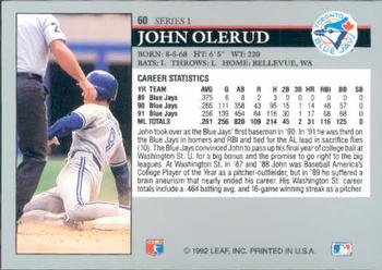 John Olerud  baseball card collectible - Main Image 2