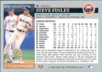 Steve Finley  baseball card collectible - Main Image 2