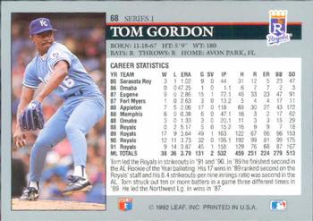 Tom Gordon  baseball card collectible - Main Image 2