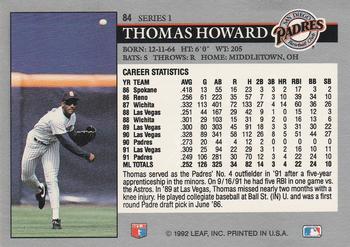 Thomas Howard  baseball card collectible - Main Image 2