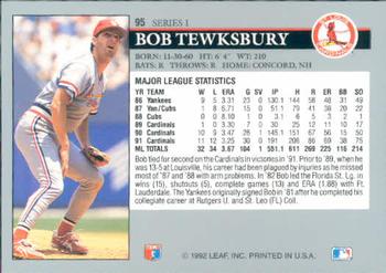 Bob Tewksbury  baseball card collectible - Main Image 2