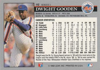 Dwight Gooden  baseball card collectible - Main Image 2