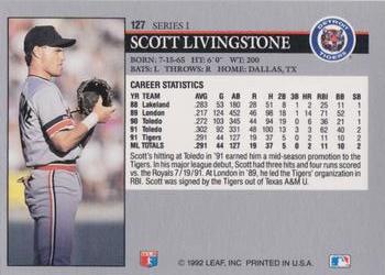 Scott Livingstone  baseball card collectible - Main Image 2