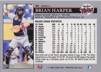 Brian Harper  baseball card collectible - Main Image 2