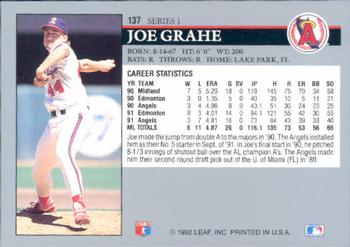 Joe Grahe  baseball card collectible - Main Image 2