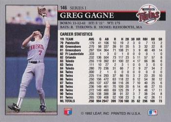 Greg Gagne  baseball card collectible - Main Image 2