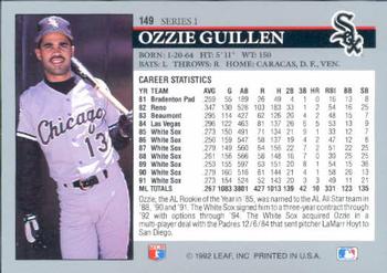 Ozzie Guillen  baseball card collectible - Main Image 2