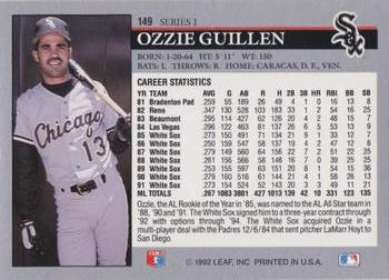 Ozzie Guillen  baseball card collectible - Main Image 2