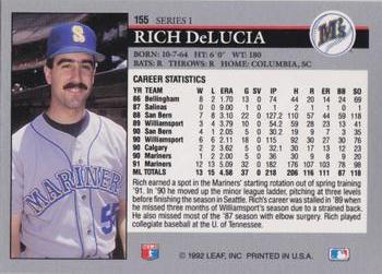 Rich DeLucia  baseball card collectible - Main Image 2