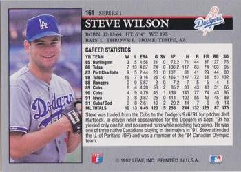 Steve Wilson  baseball card collectible - Main Image 2