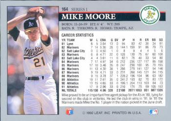 Mike Moore  baseball card collectible - Main Image 2