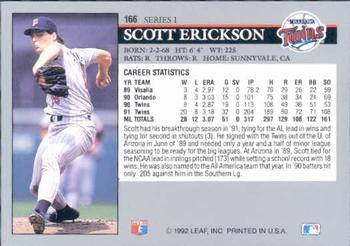 Scott Erickson  baseball card collectible - Main Image 2