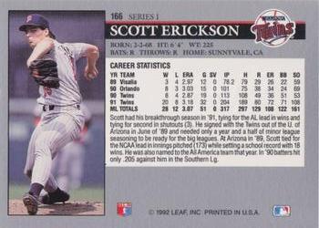 Scott Erickson  baseball card collectible - Main Image 2