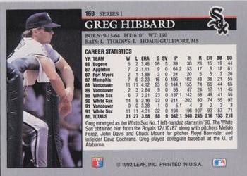 Greg Hibbard  baseball card collectible - Main Image 2